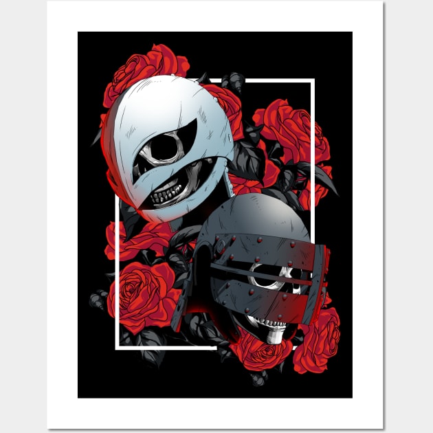 Memento Mori of the Hawks (Alternate) Wall Art by manoystee